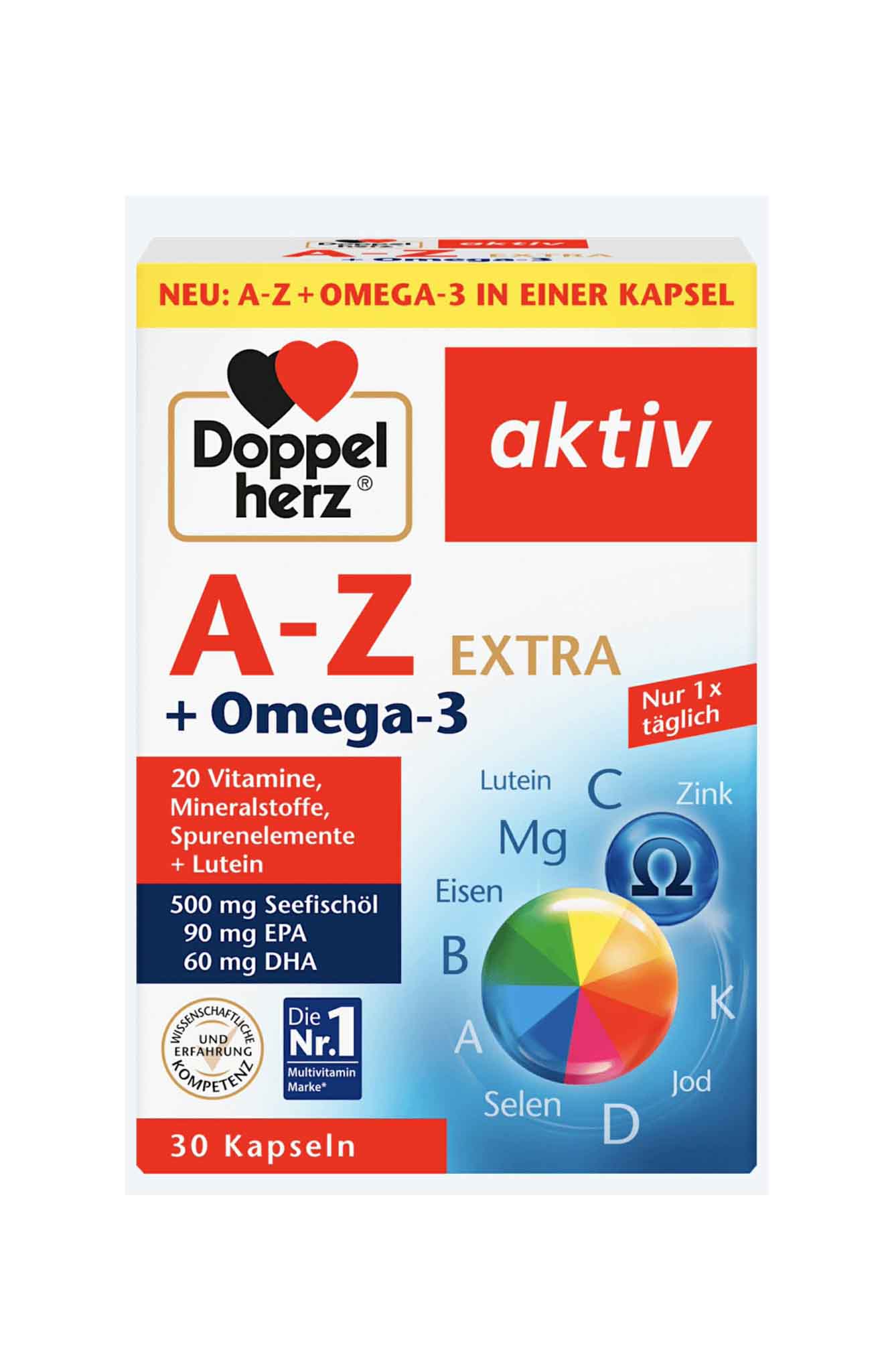 Vitamin tổng hợp Doppelherz A-Z Extra Omega 3