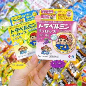 kẹo ngậm chống say xe của nhật travelmin