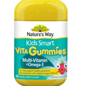 nature's way kids smart vita gummies multi-vitamin omega 3