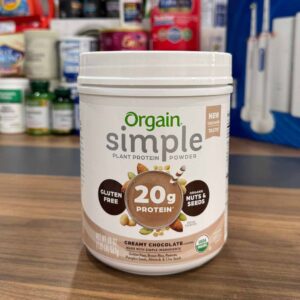 Bột Protein hữu cơ Orgain Simple Plant Protein Powder chocolate