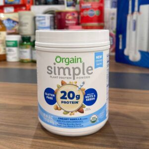 Bột Protein hữu cơ Orgain Simple Plant Protein Powder vanilla