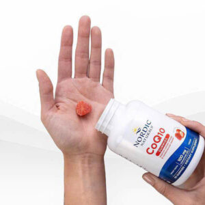 Kẹo dẻo Nordic naturals COQ10 Gummies vị dâu 60 viên