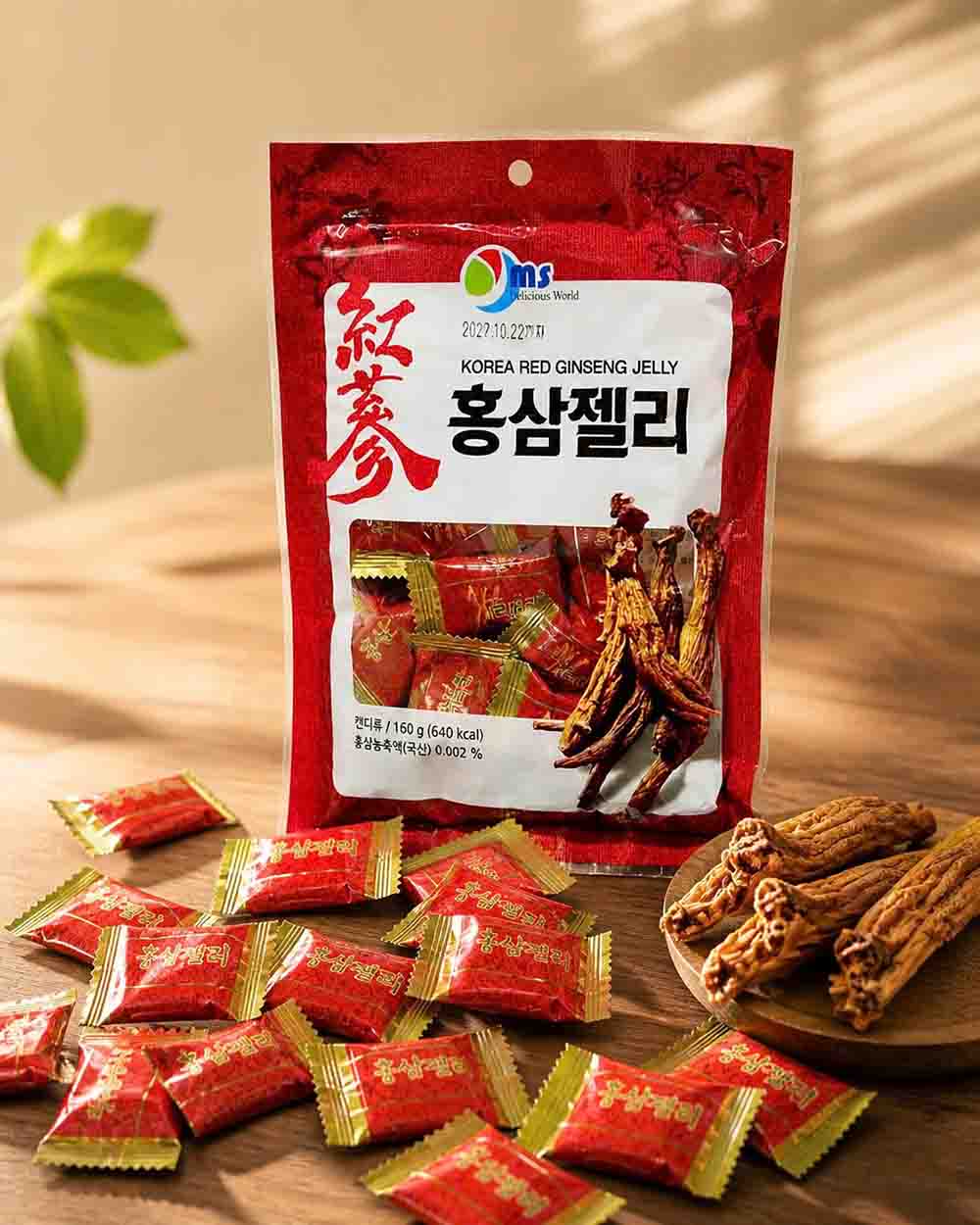 Kẹo hồng sâm dẻo Korean Red Ginseng Jelly