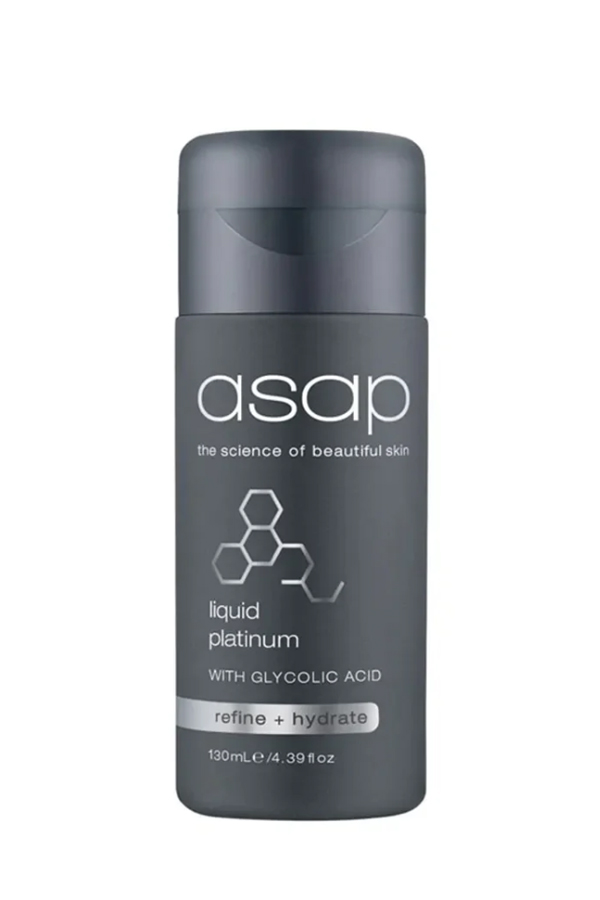 Nước thần bạc kim tái tạo da Asap Liquid Platinum Úc 130ml