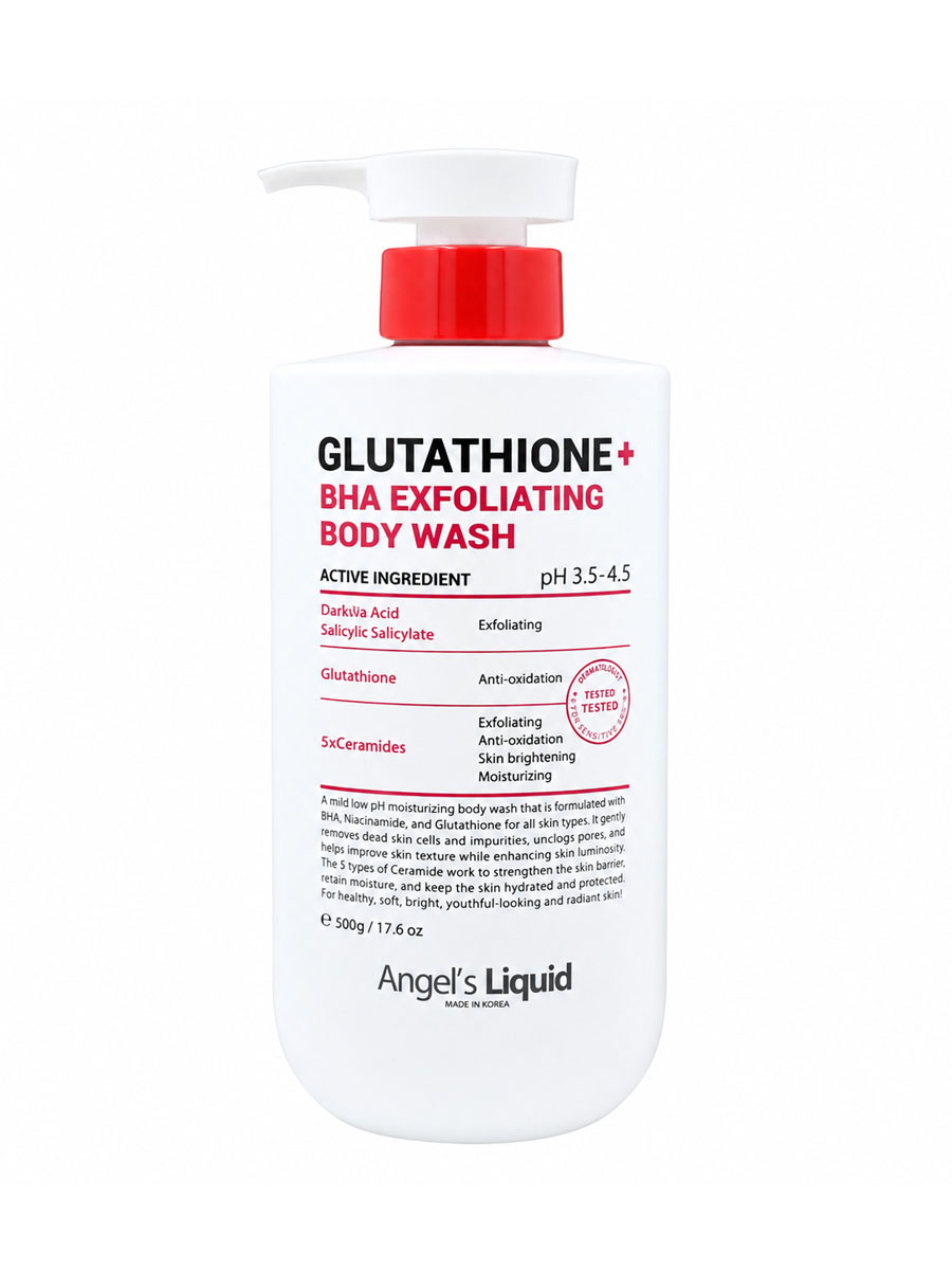 Sữa tắm Angel Liquid Glutathione BHA Exfoliating Body Wash