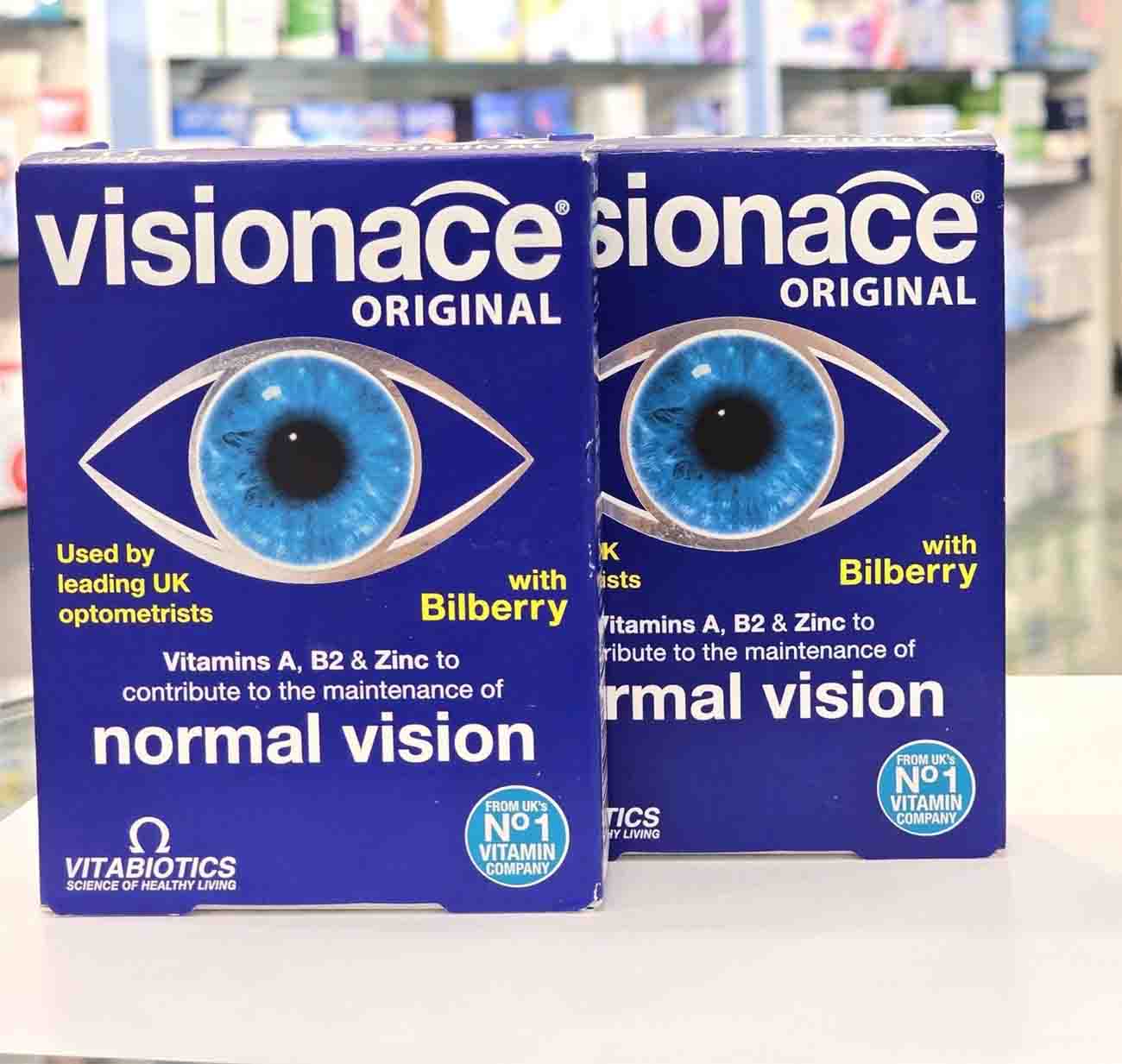 Viên hỗ trợ cải thiện thị lực Vitabiotics Visionace Original