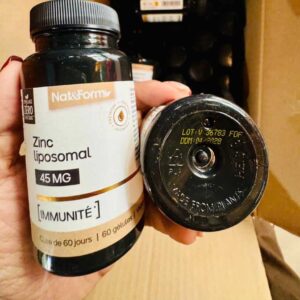 Viên uống bổ kẽm Nat&form Zinc Liposomal 45mg