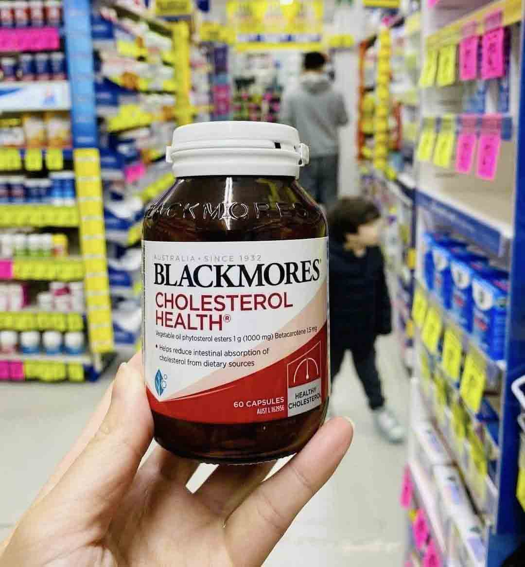 Viên uống hỗ trợ giảm mỡ máu Blackmores Cholesterol Health