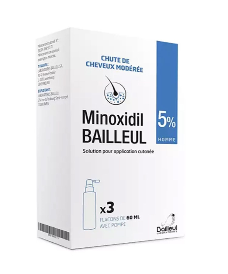 Xịt hỗ trợ mọc tóc Minoxidil Bailleul 5
