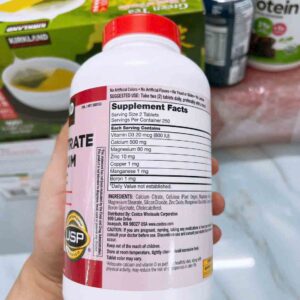 calcium citrate magnesium and zinc 500 viên usa