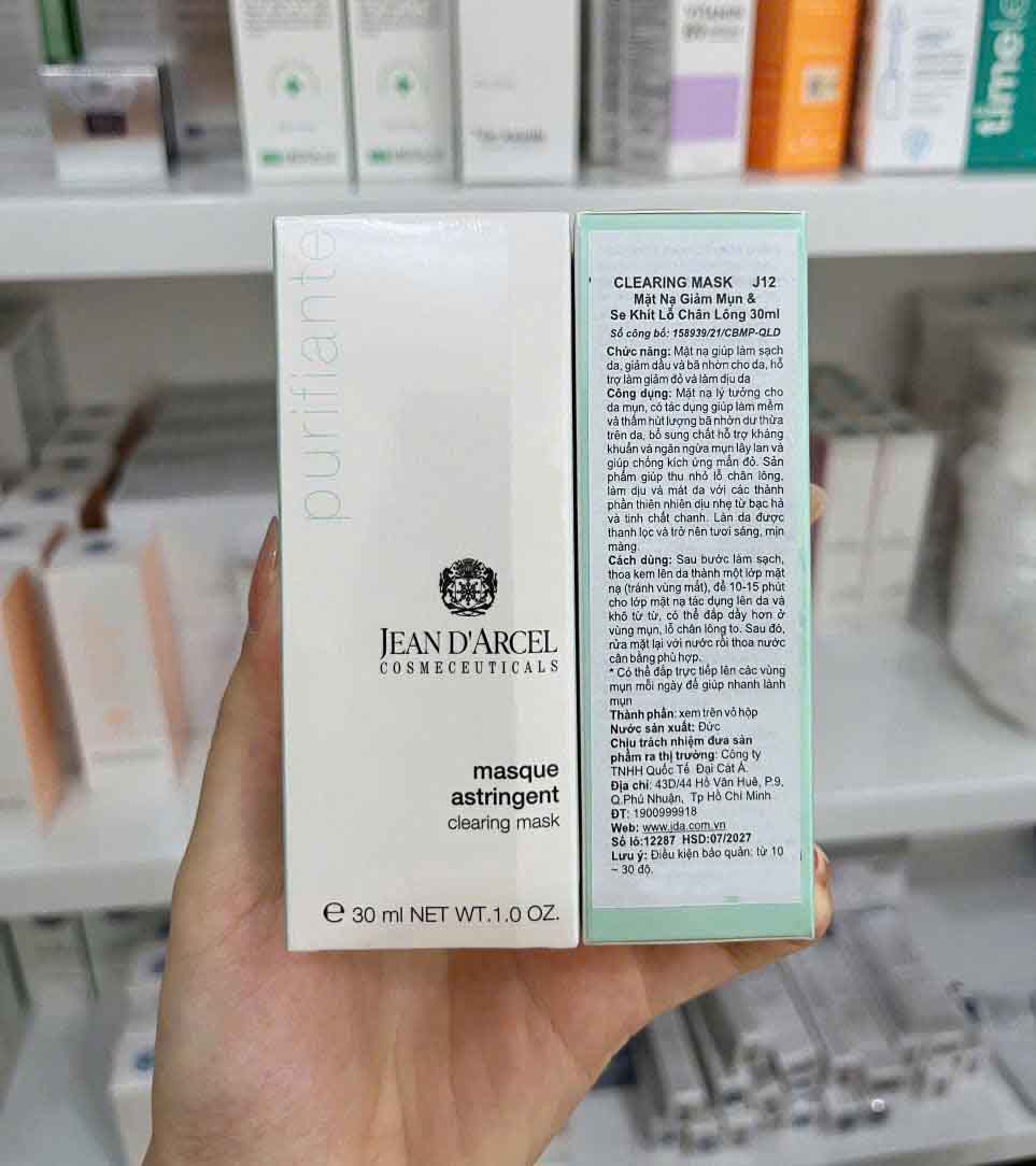jean d arcel basic clearing mask 30ml