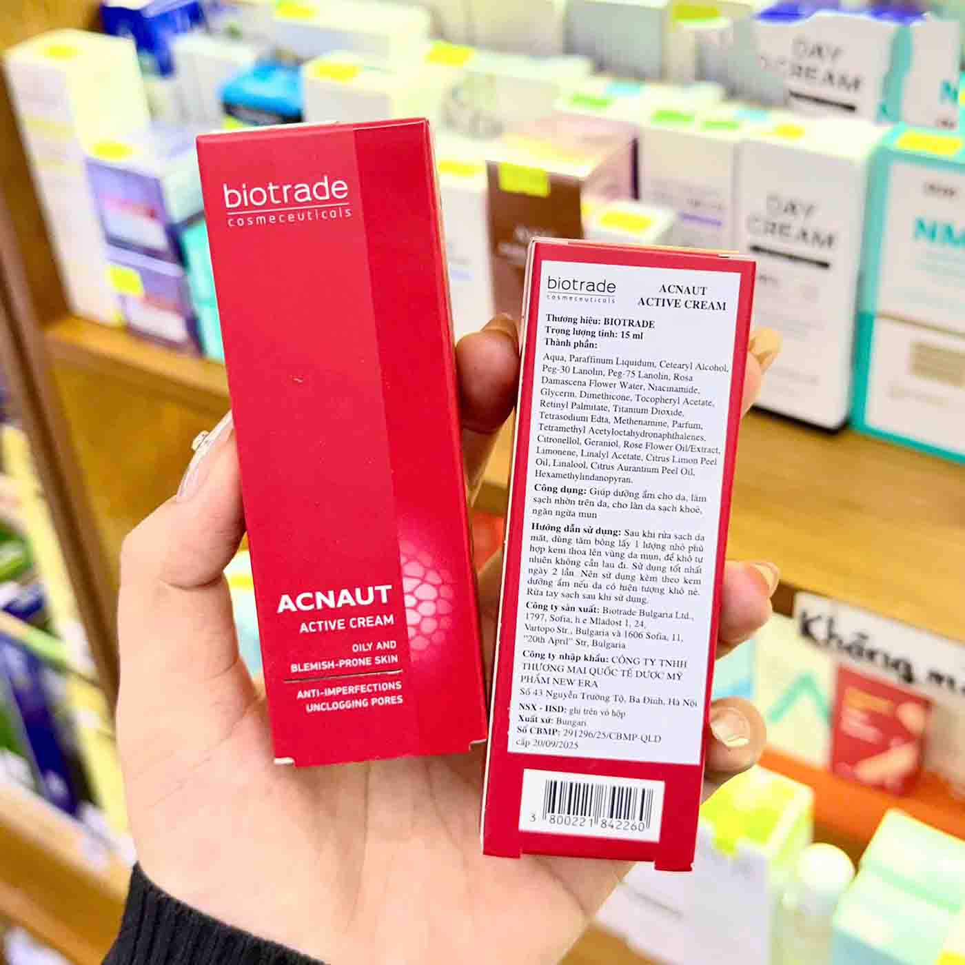 kem chấm mụn biotrade