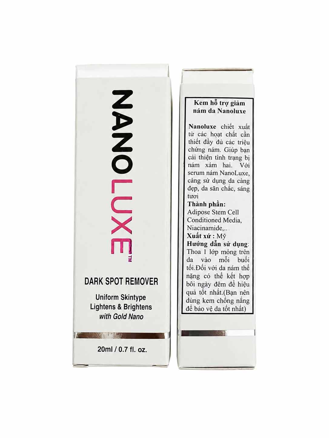 kem nanoluxe dark spot remover