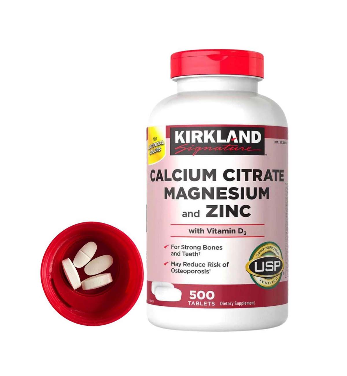 kirkland calcium citrate magnesium and zinc