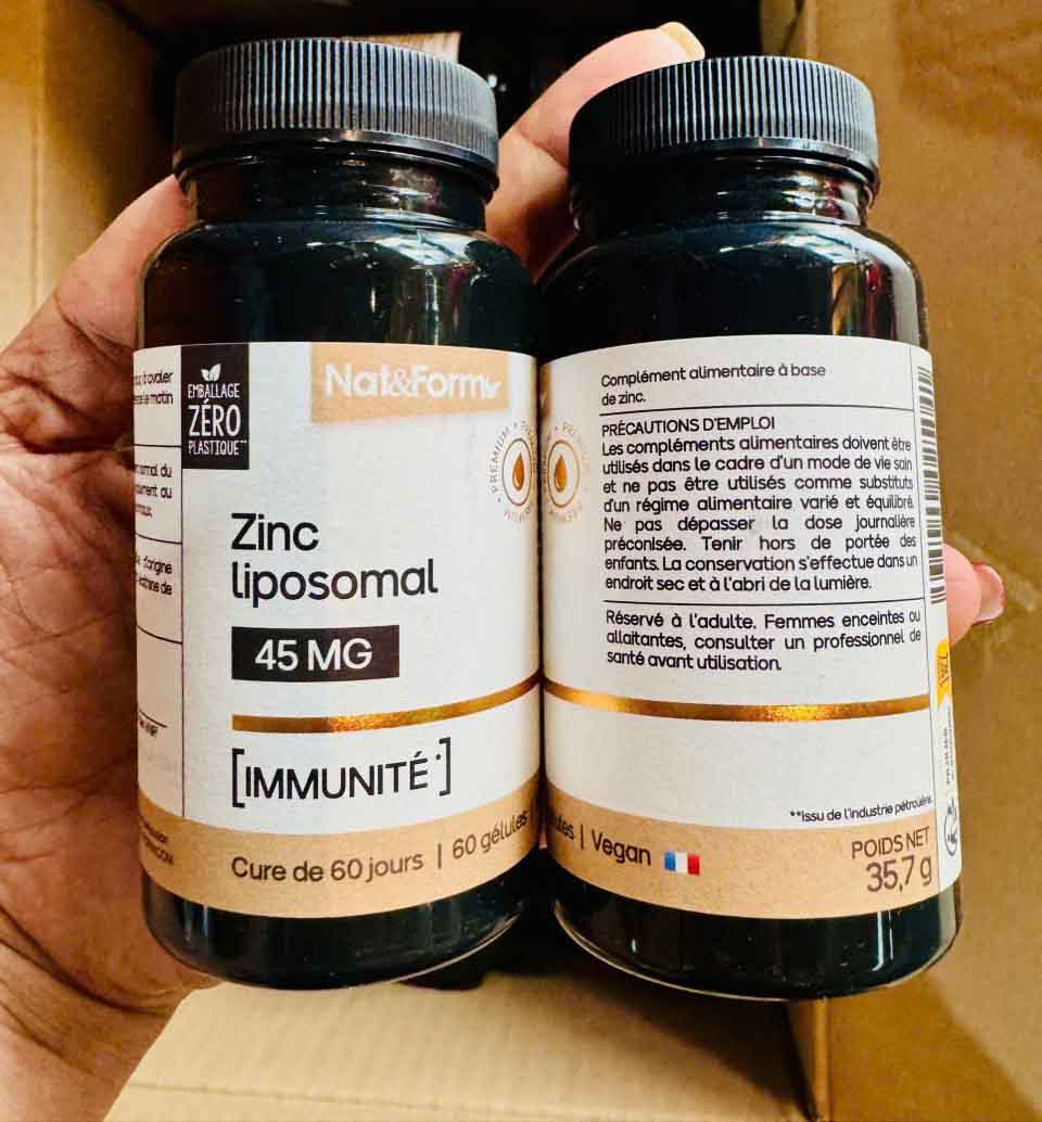 nat&form zinc liposomal 45mg