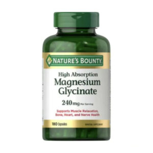 nature's bounty magnesium glycinate 240mg