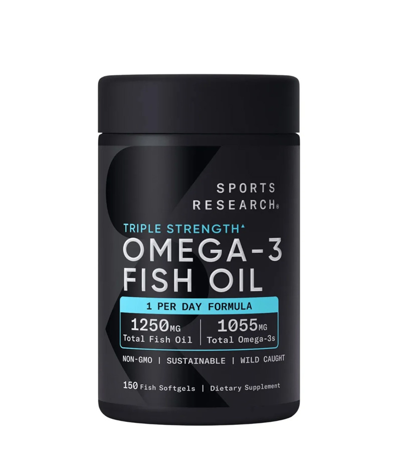 sports research omega 3 fish oil