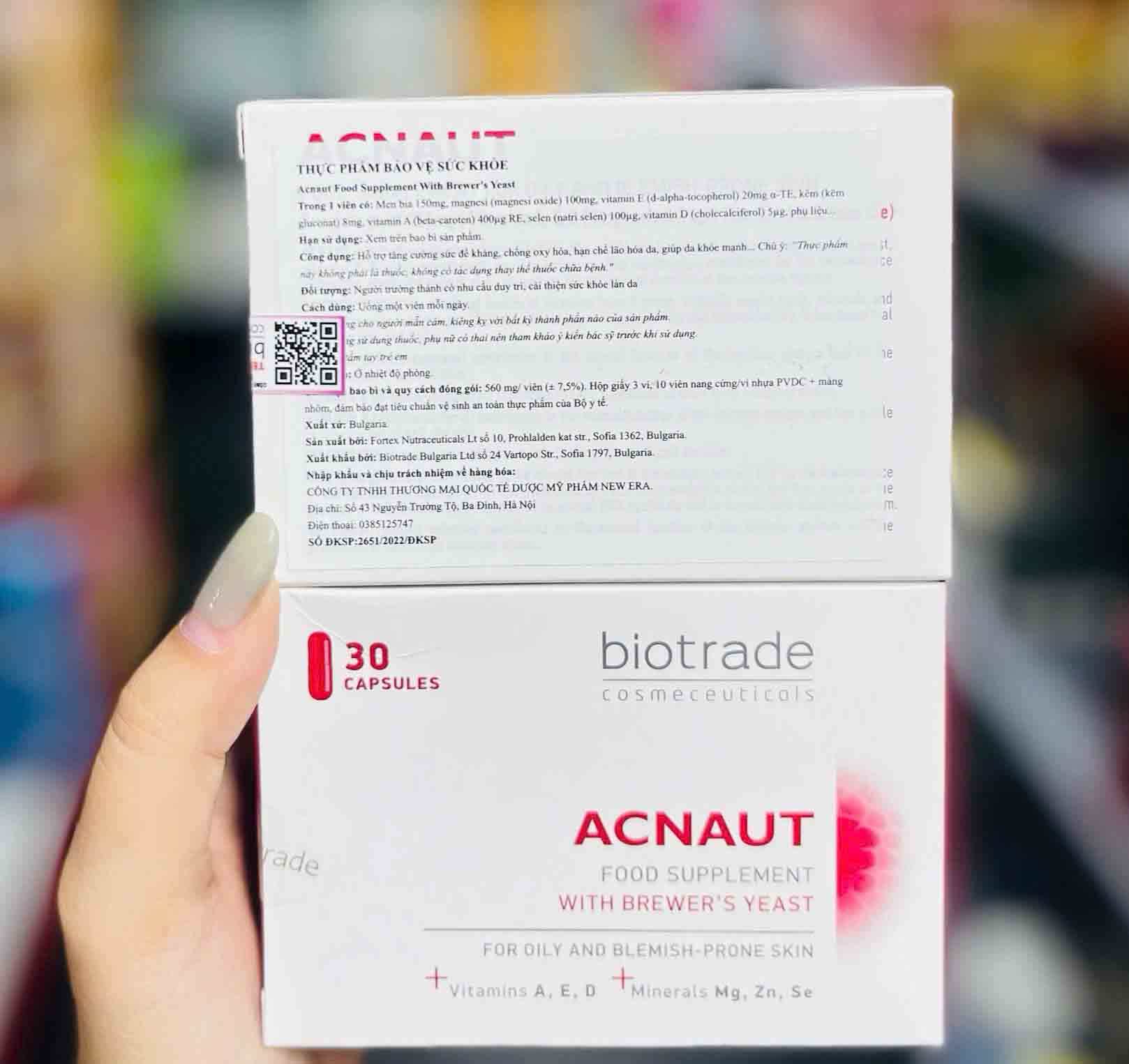 viên uống biotrade acnaut