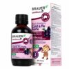 Siro hỗ trợ giảm ho Brauer Black Elderberry Cold & Flu Forte 100ml