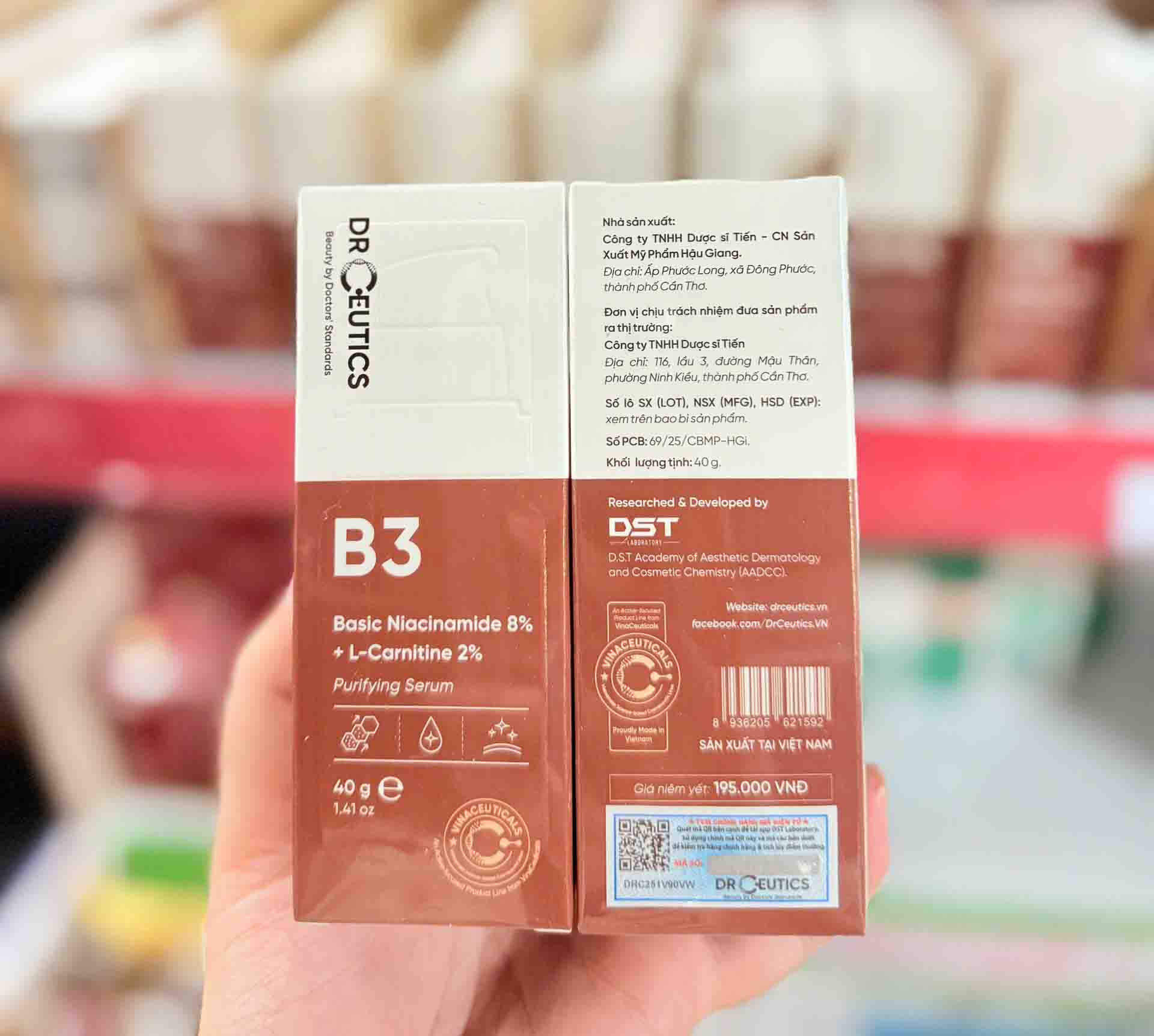 Dr Ceutics B3 Niacinamide 8 L-carnitine 2