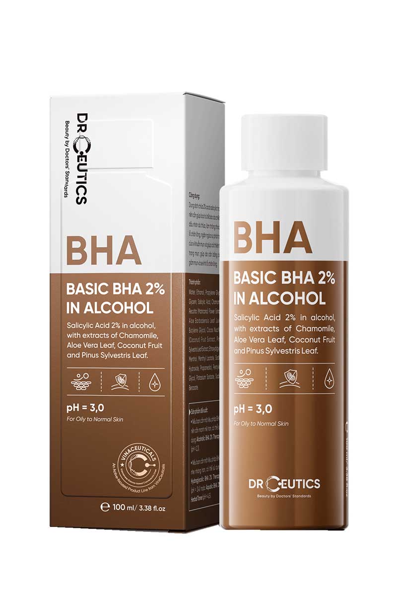Dung dịch tẩy da chết Drceutics BHA 2%