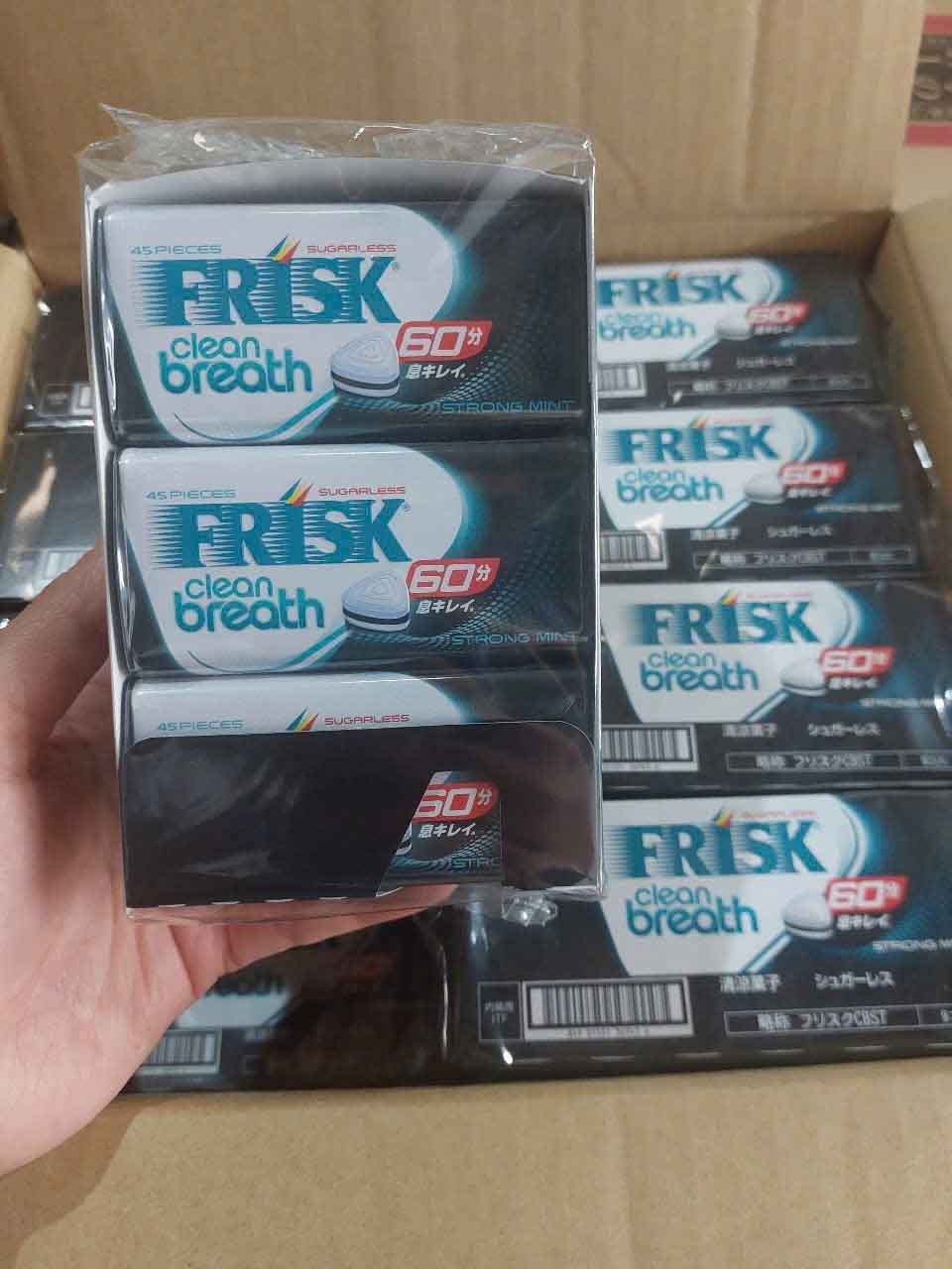 Kẹo Frisk Clean Breath Strong Mint