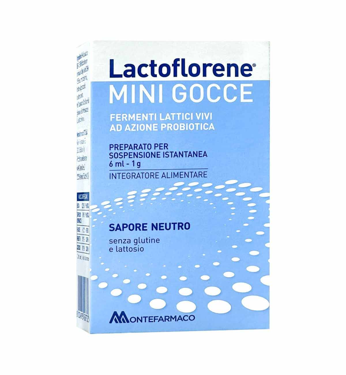 Men vi sinh hỗ trợ đường ruột cho trẻ Lactoflorene Mini Gocce
