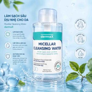 Nước tẩy trang Dermax Micellar Cleansing Water