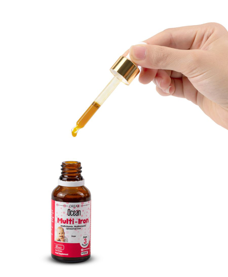 Siro bổ sung sắt vitamin cho bé Orzax Ocean Multi Iron