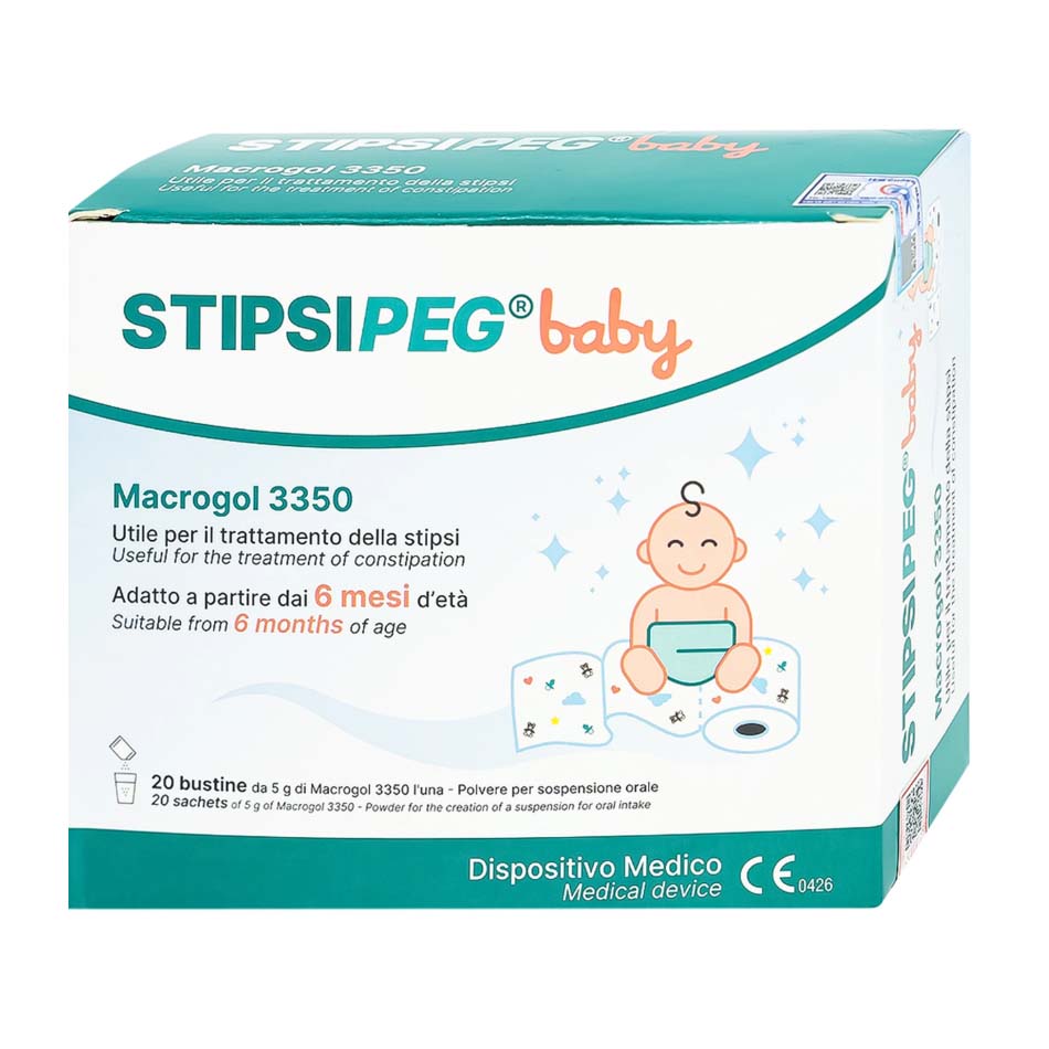 Stipsipeg Baby Macrogol 3350 20 gói