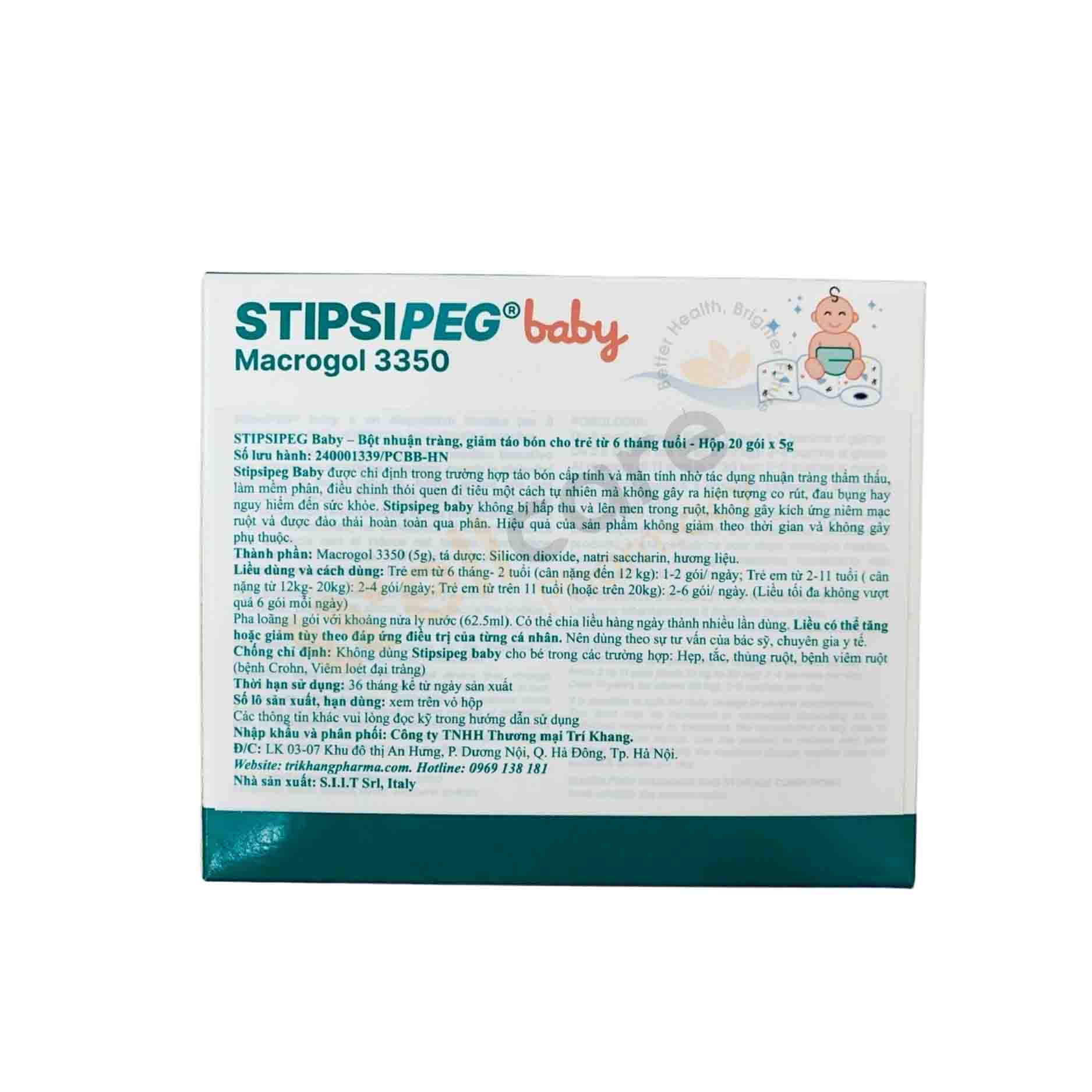 Stipsipeg baby macrogol 3350