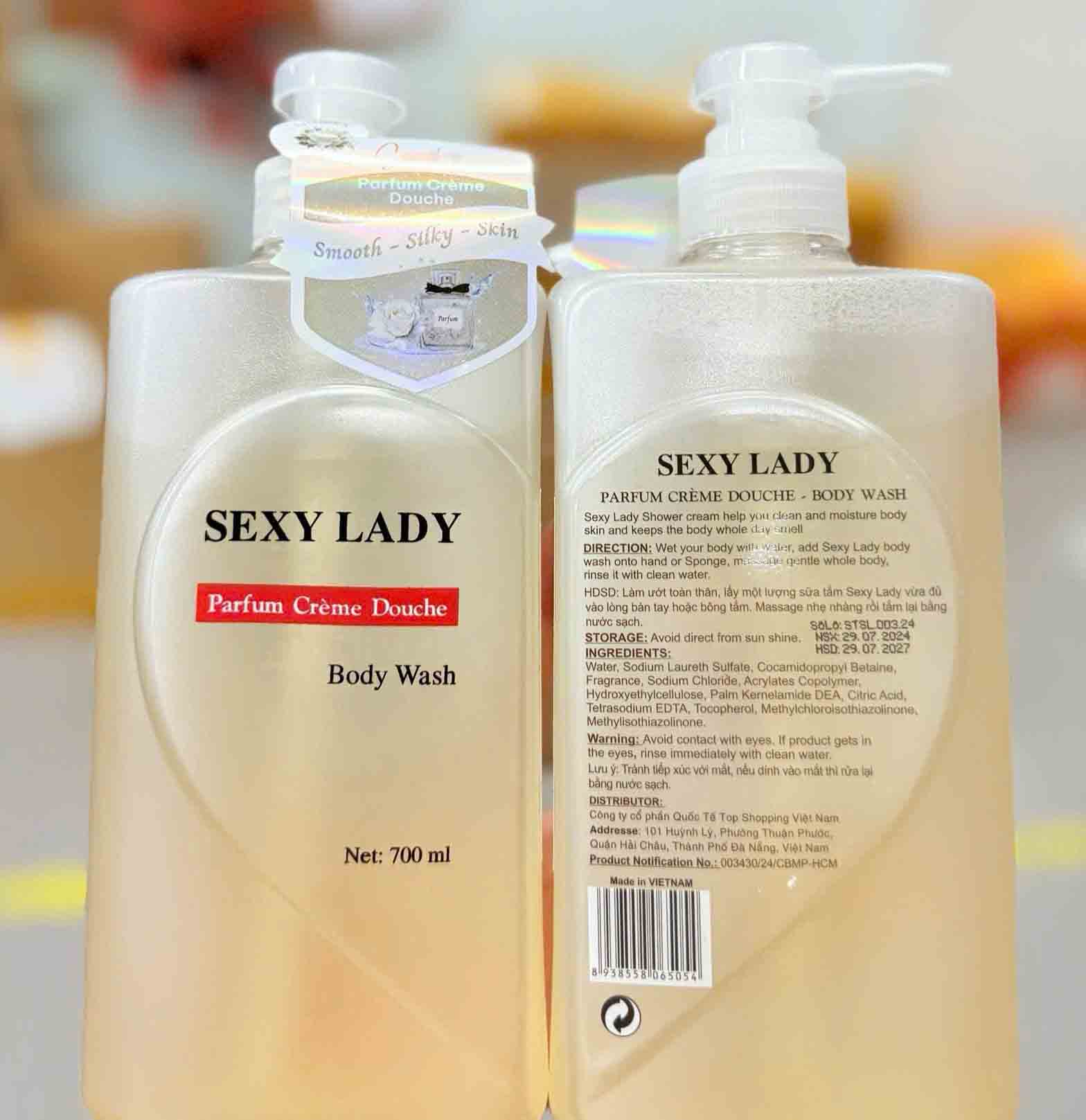 Sữa tắm Sexy Lady Honey (Vàng)