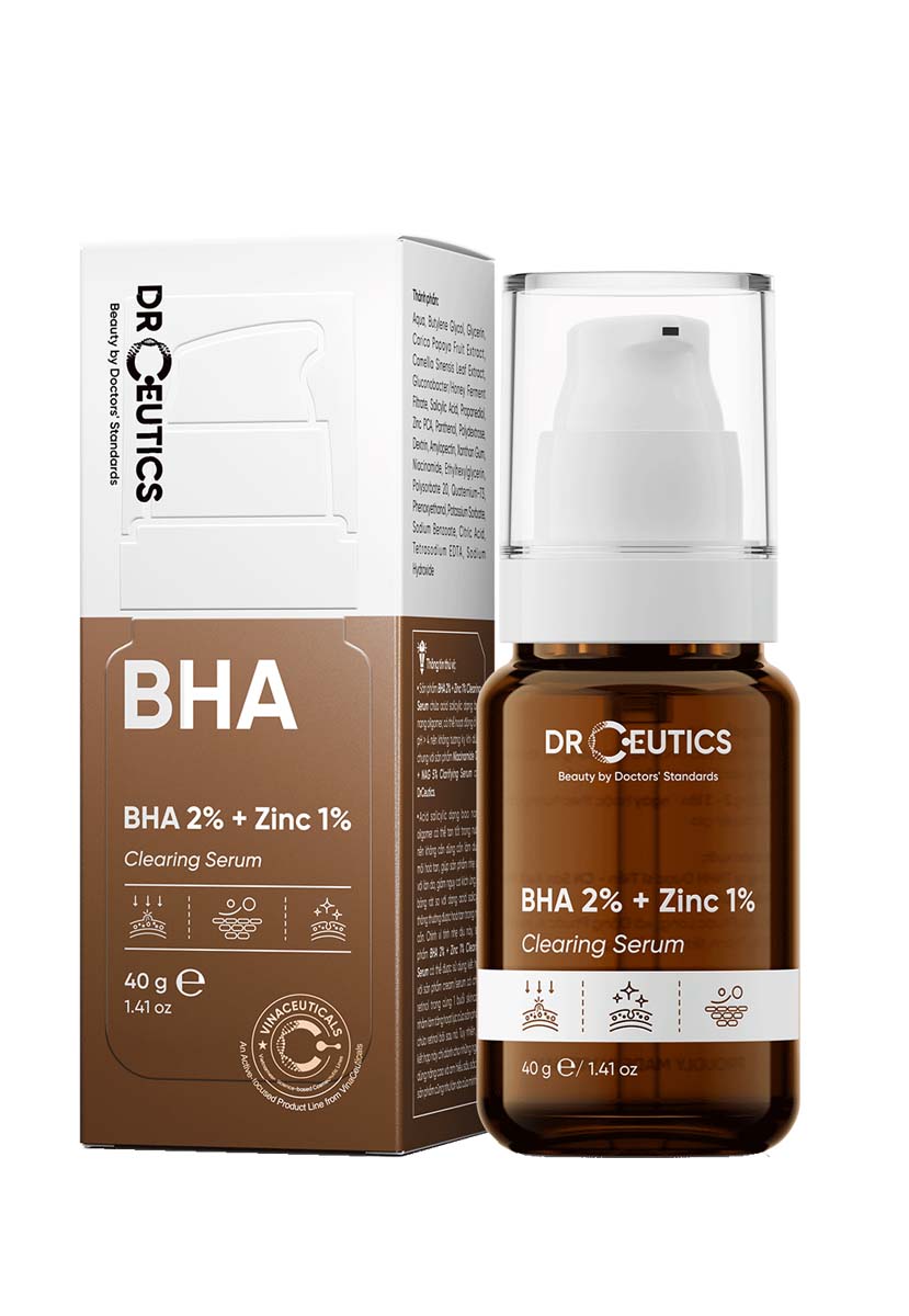 Tinh chất hỗ trợ giảm mụn Drceutics BHA 2 Zinc 1