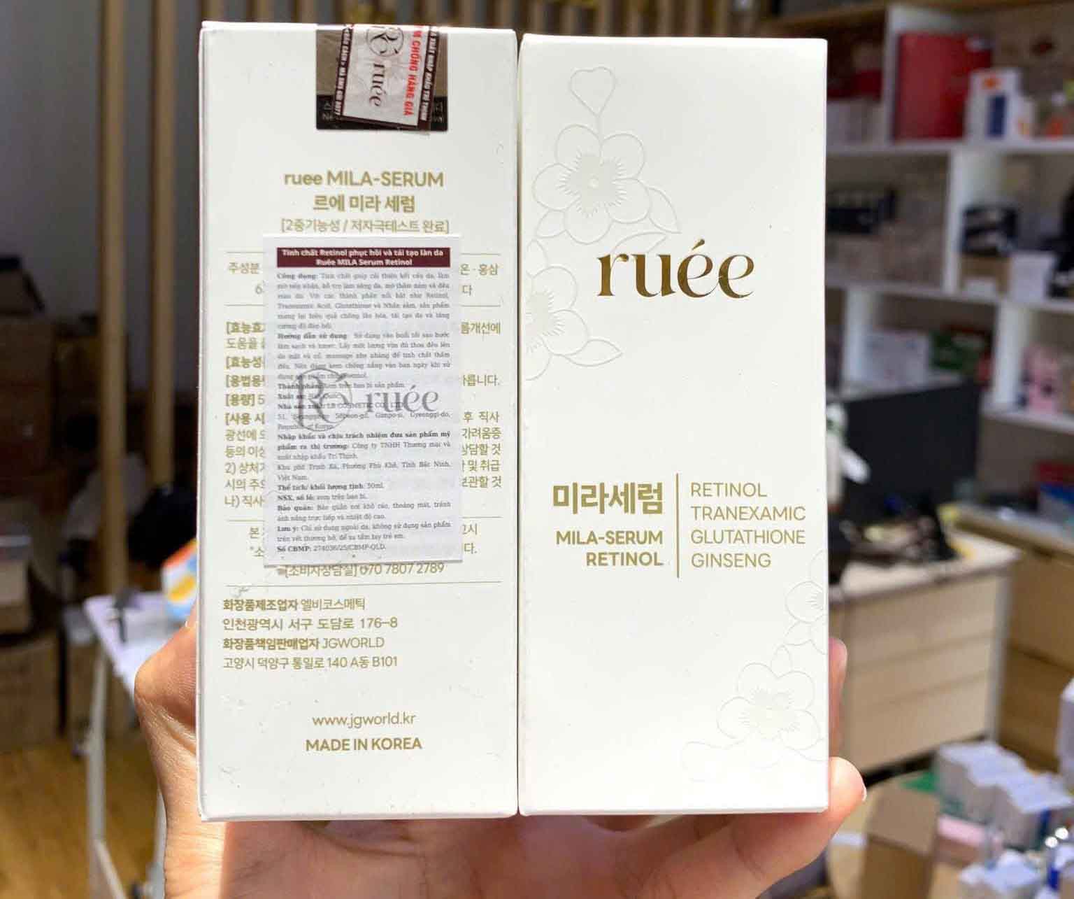 Tinh chất hỗ trợ mờ thâm nám RUEE