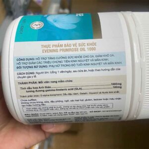 Tinh dầu hoa anh thảo Herbsofgold Evening Primrose Oil 1000