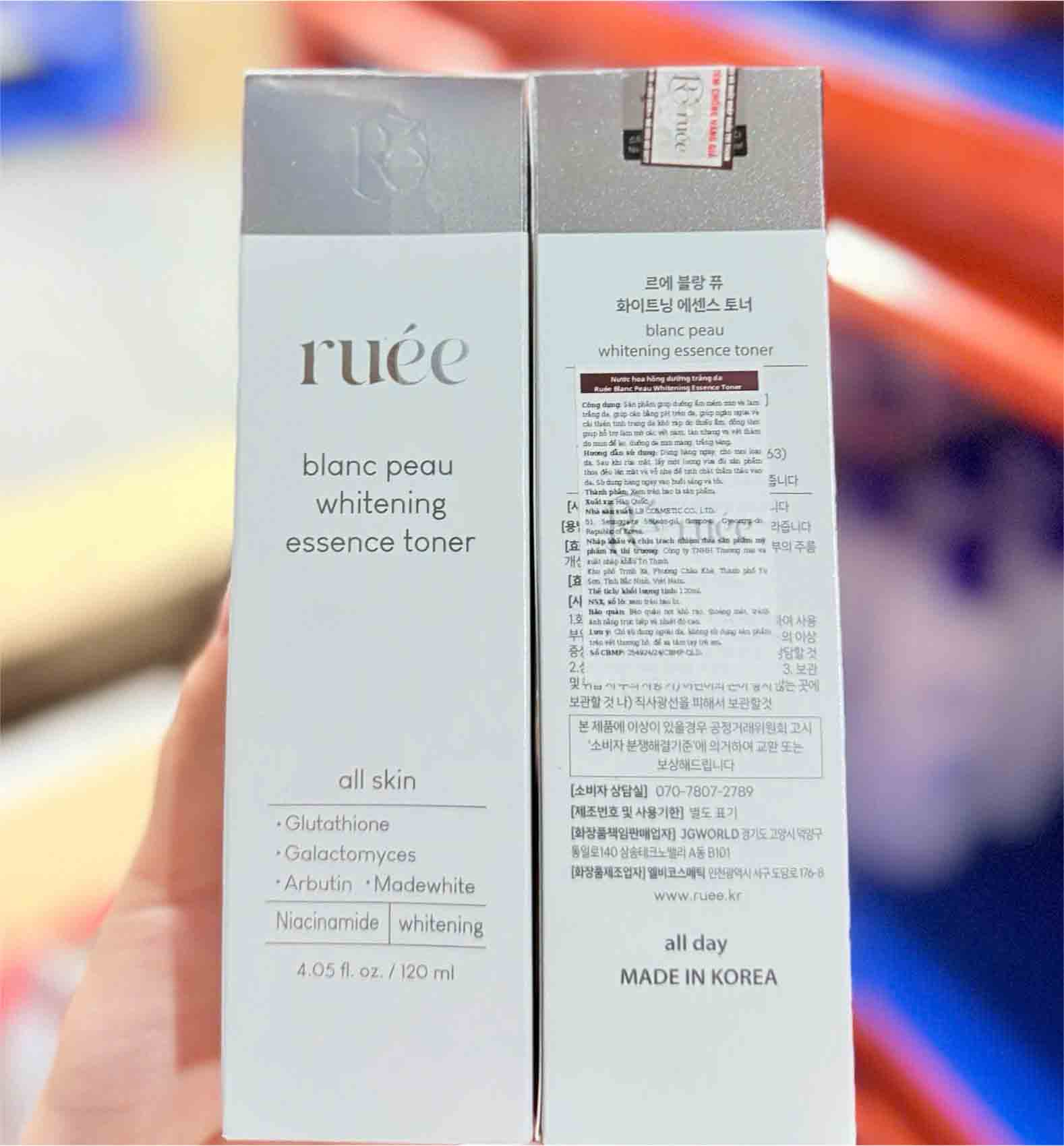 Toner dưỡng ẩm Ruee Blanc Peau Whitening Essence