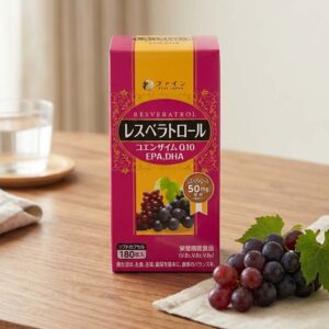 Viên hỗ trợ chống lão hóa Fine Japan Resveratrol Coenzyme Q10 180v