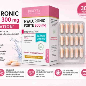 Viên uống bổ sung Hyaluronic Acid Biocyte Hyaluronic Forte 300mg