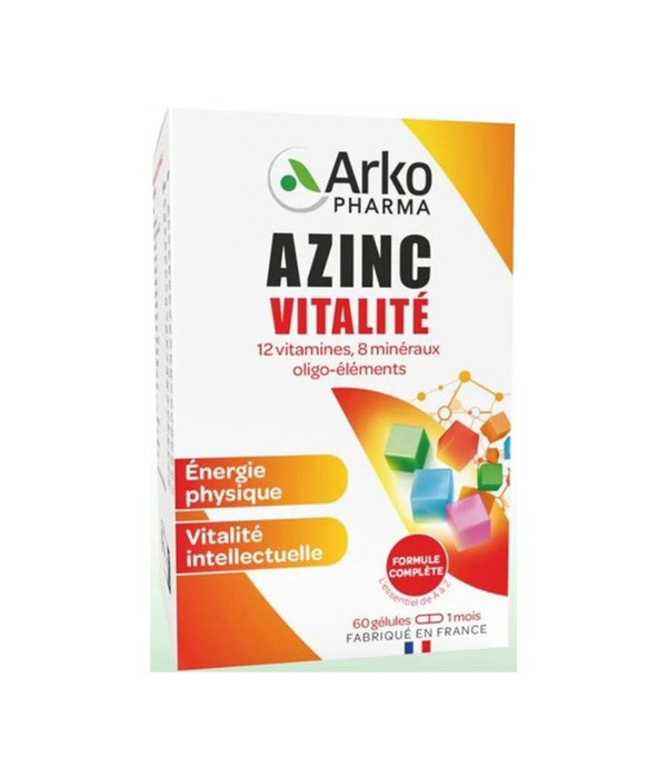 Viên uống bổ sung vitamin khoáng chất Arkopharma Azinc Vitalite