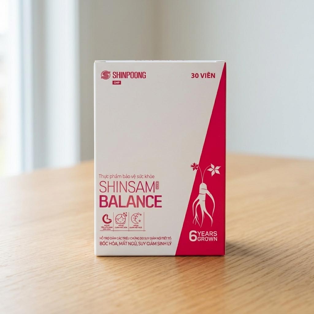 Viên uống hỗ trợ nội tiết tố nữ Shinpoong Shinsam Balance
