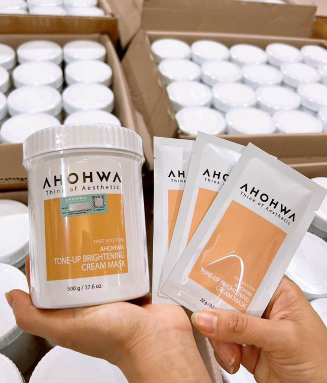 ahohwa tone up brightening cream mask
