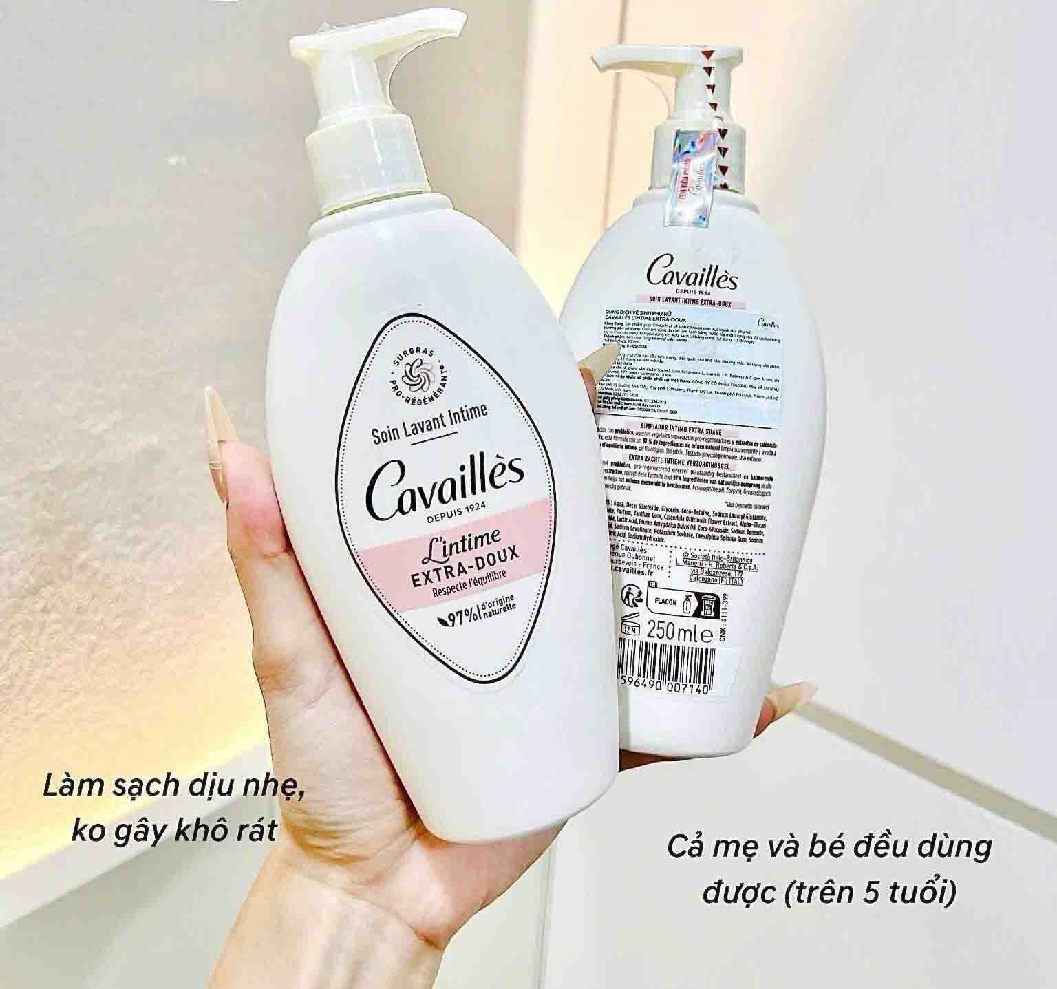 dung dịch vệ sinh cavailles hồng