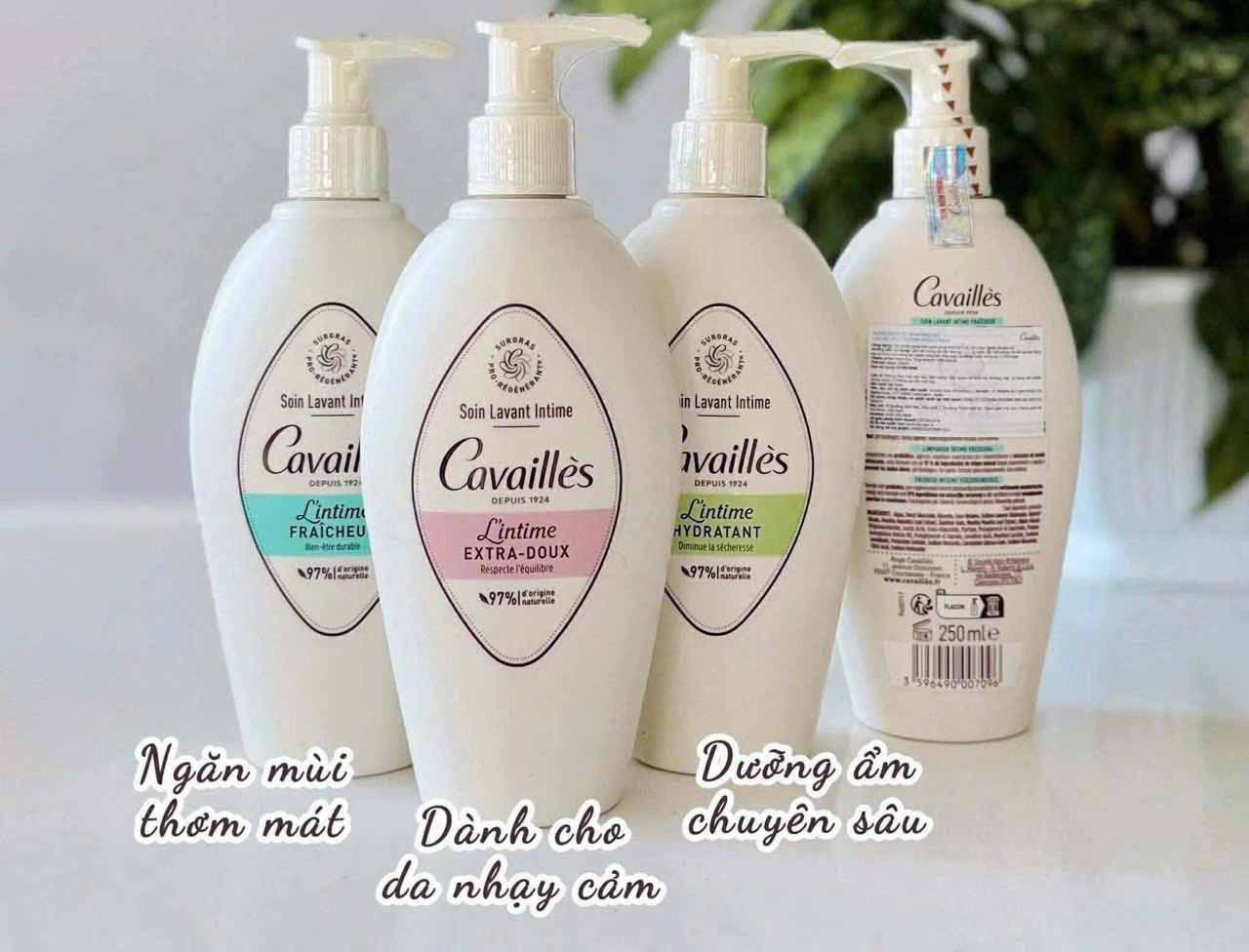dung dịch vệ sinh phụ nữ cavailles