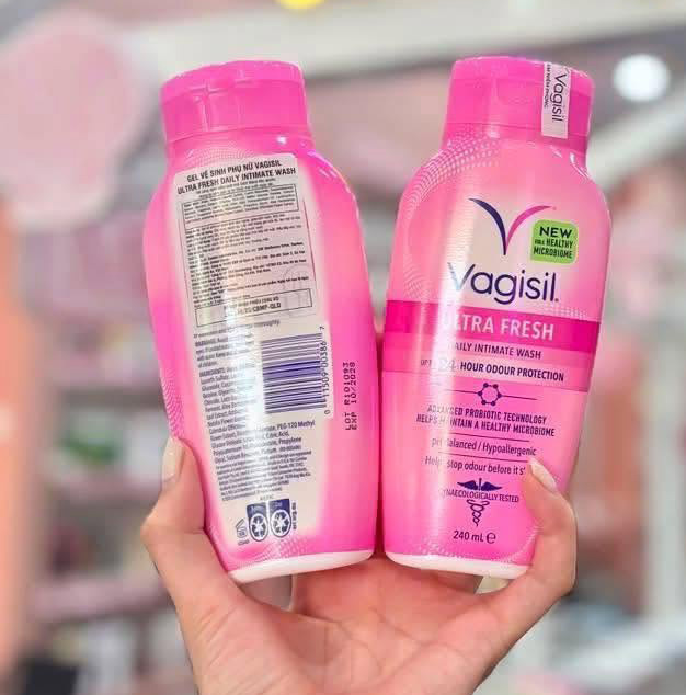 dung dịch vệ sinh vagisil hồng