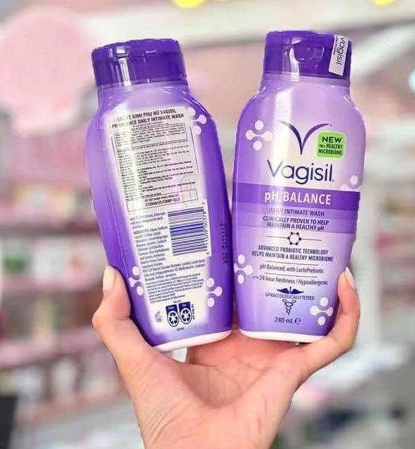 dung dịch vệ sinh vagisil tím