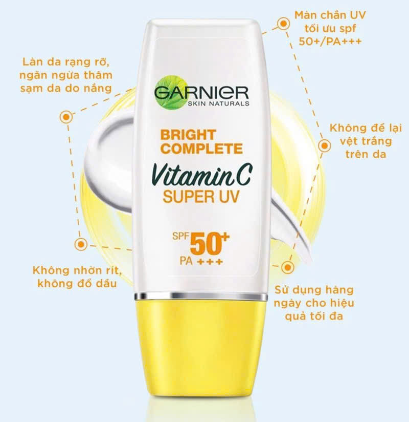 kem chống nắng garnier super uv