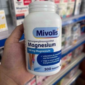 Viên uống bổ sung magie Mivolis DM Magnesium Đức 300 viên 1