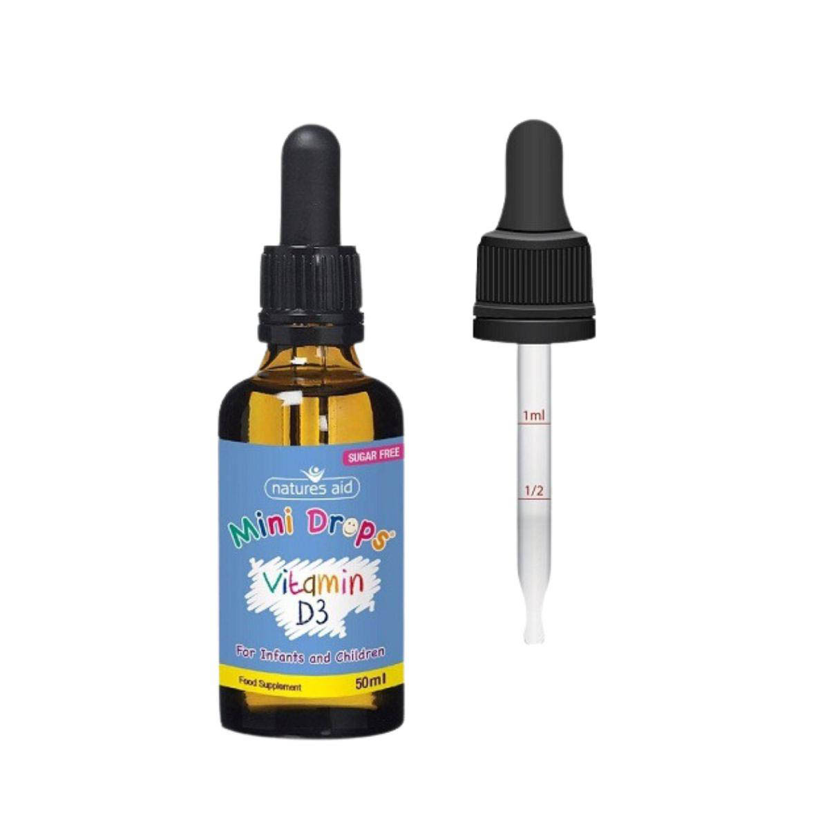 natures aid mini drops vitamin d3