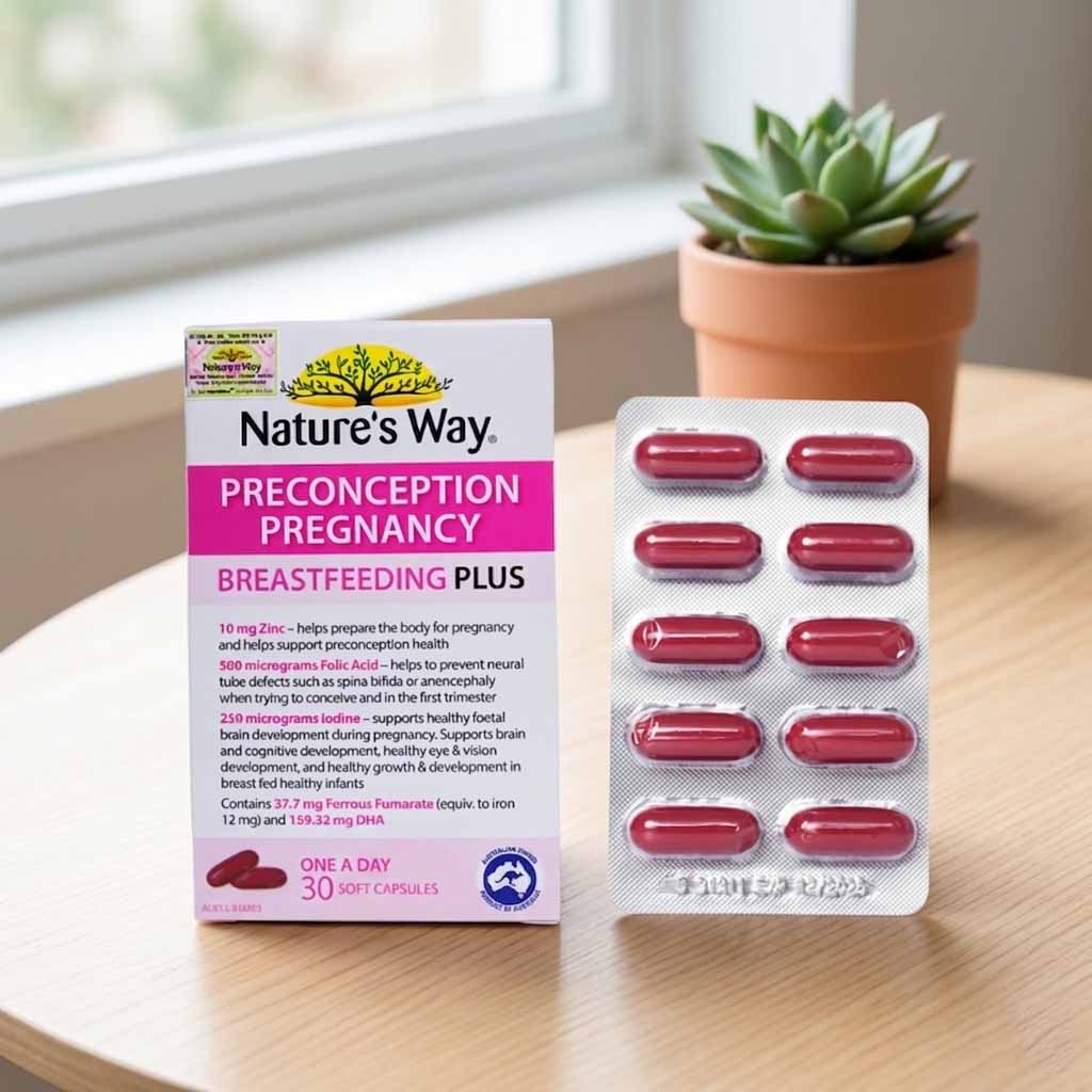 nature's way preconception pregnancy breastfeeding plus