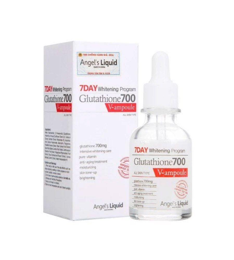 7day whitening program glutathione 700 v ampoule